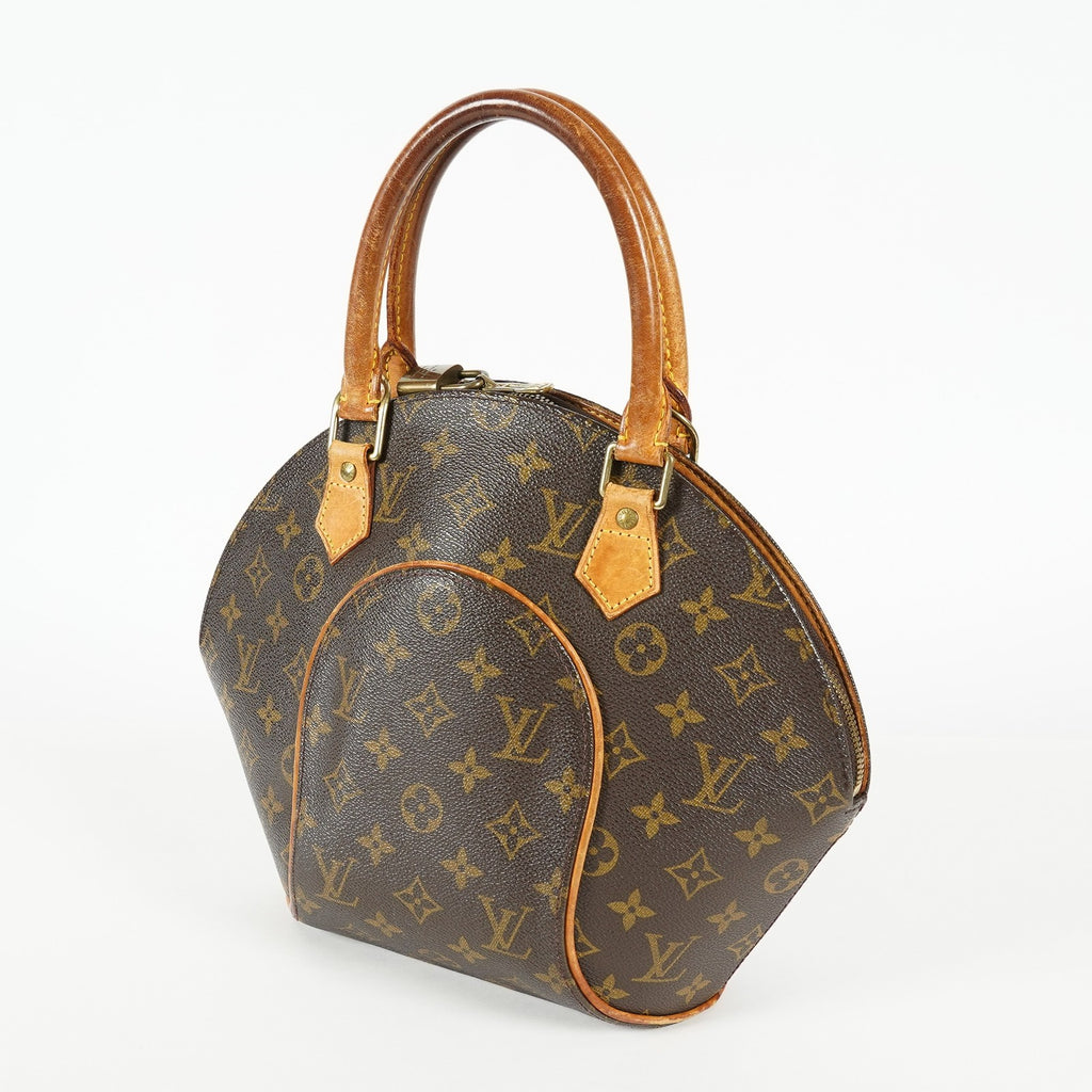 Louis Vuitton Ellipse PM M51127 Monogram Canvas Brown Used Handbag 09A024061209