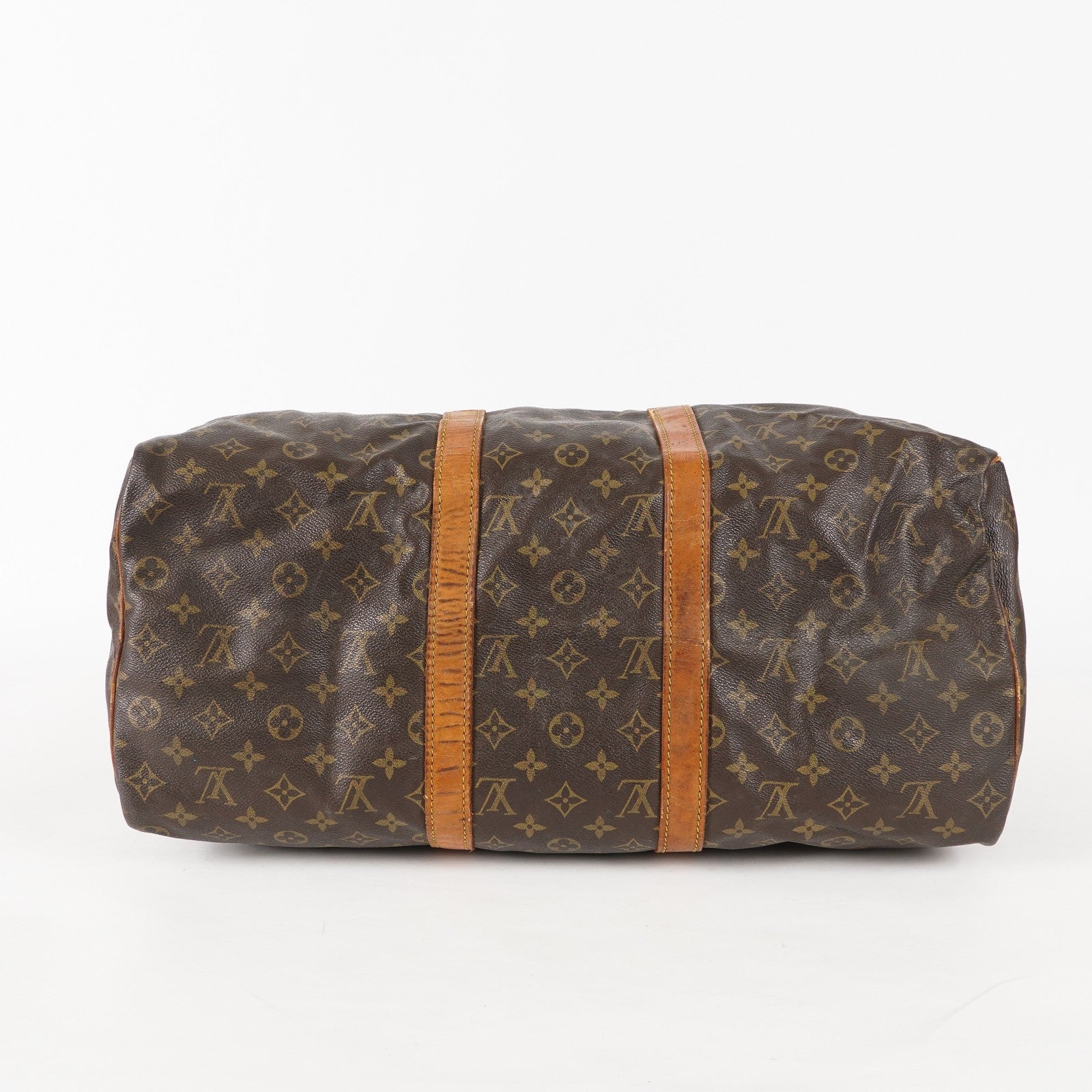 LOUIS VUITTON Keepall 50 Monogram Boston Bag Brown vintage M41426 01E143520022