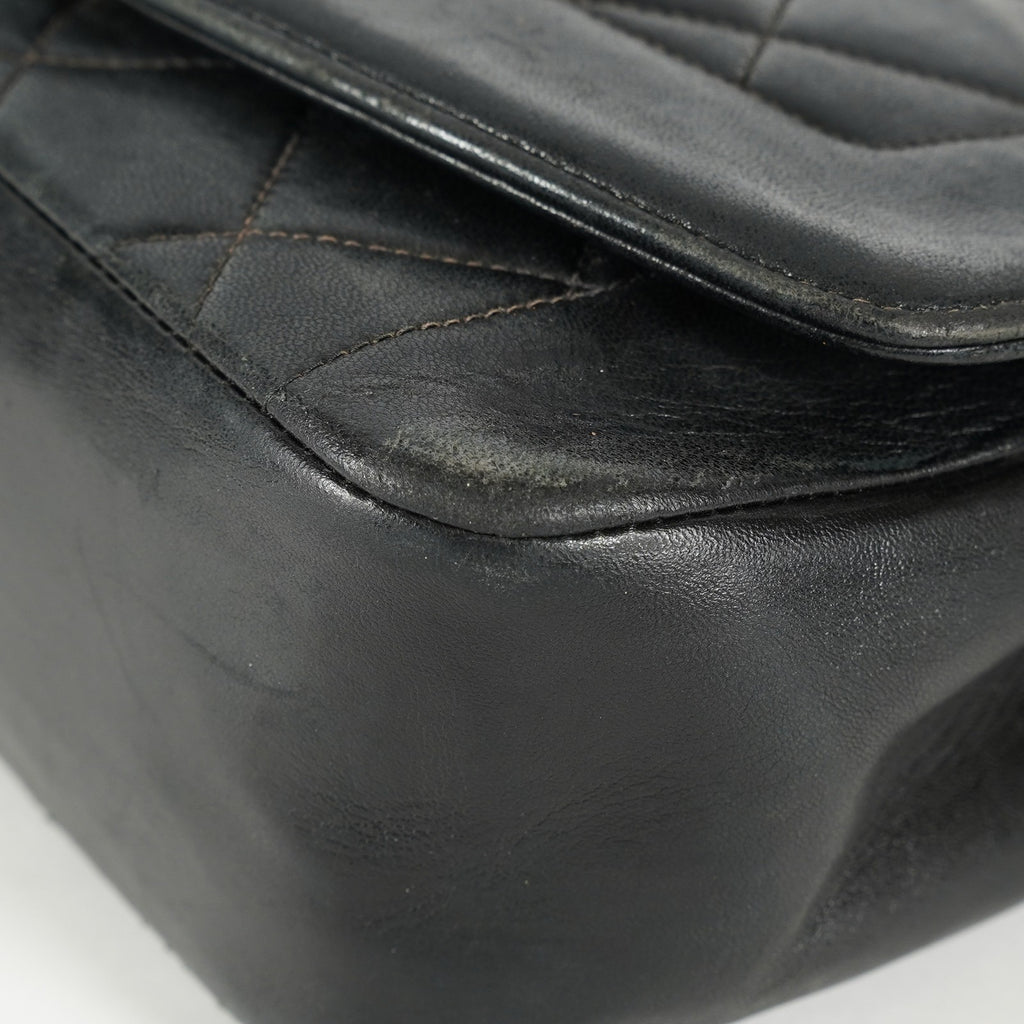 Chanel Diana 22 Flap Bag Black Lambskin Chain Shoulder Bag 09E0130470011