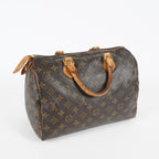 Louis Vuitton Speedy 30 M41526 Monogram Canvas Hand Boston Bag Used 08E135060007