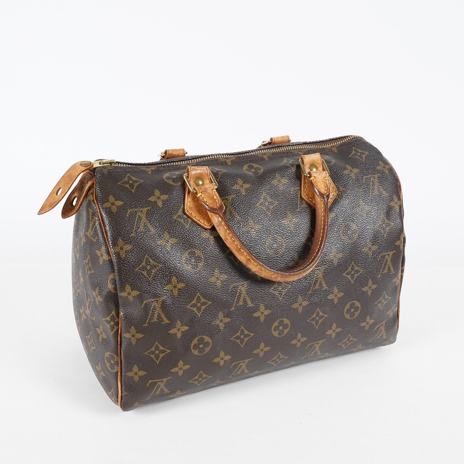 Louis Vuitton Speedy 30 M41526 Monogram Canvas Hand Boston Bag Used 08E135060007