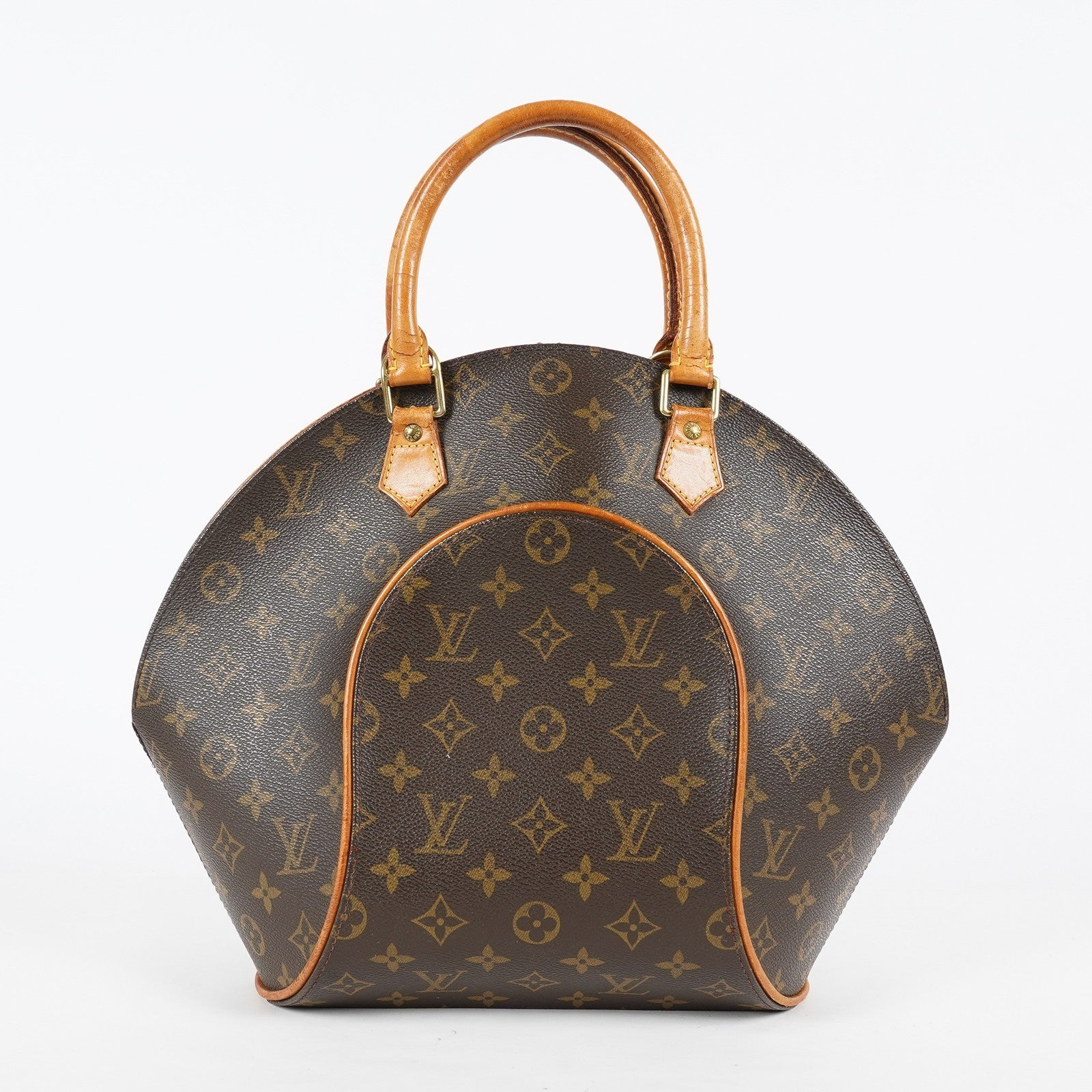 Louis Vuitton Ellipse MM M51126 Brown Monogram Canvas Handbag Used 08A033775203