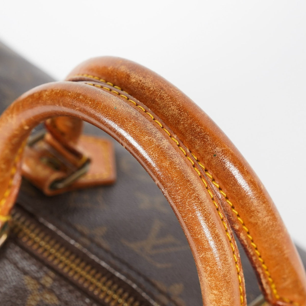 Louis Vuitton Speedy 40 M41522 Monogram Canvas Brown Used Handbag 08E184180012