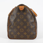 Louis Vuitton Speedy 30 M41526 Monogram Canvas Brown Boston Handbag 08A065148028