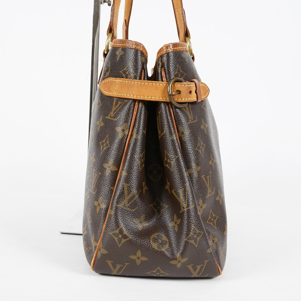 Louis Vuitton Batignolles Monogram Brown Canvas Tote M51154 Used 08A323432003