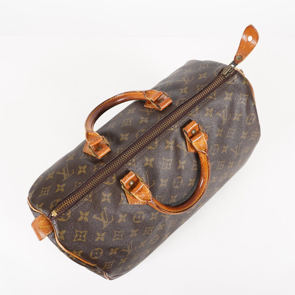 Authentic Louis Vuitton Monogram Speedy 35 Handbag vintage M41524 06E205720010