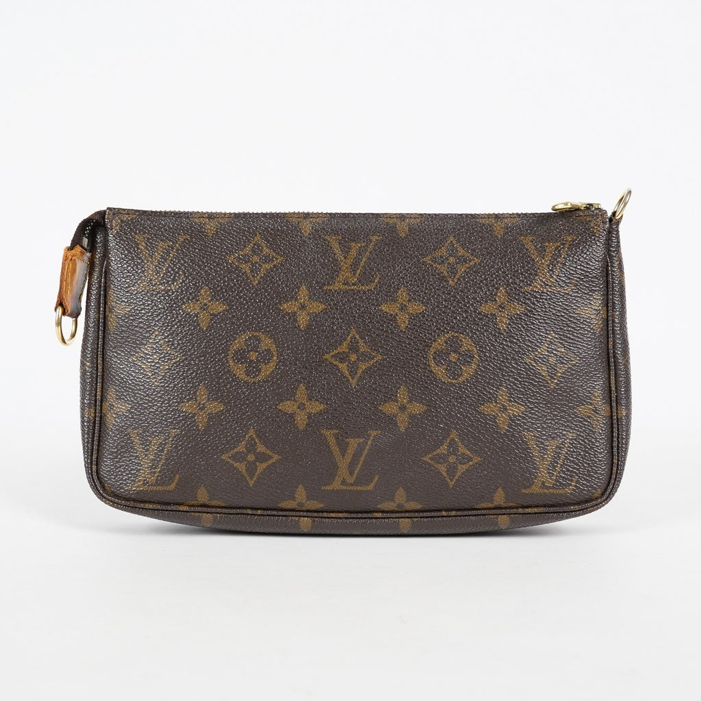 Louis Vuitton Pochette Accessoires Pouch M51980 Monogram Brown Used 07E082750007