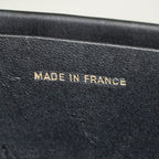Chanel Calfskin Flap Chain Shoulder Bag 25cm Black Used Vintage CC 08E1011440006