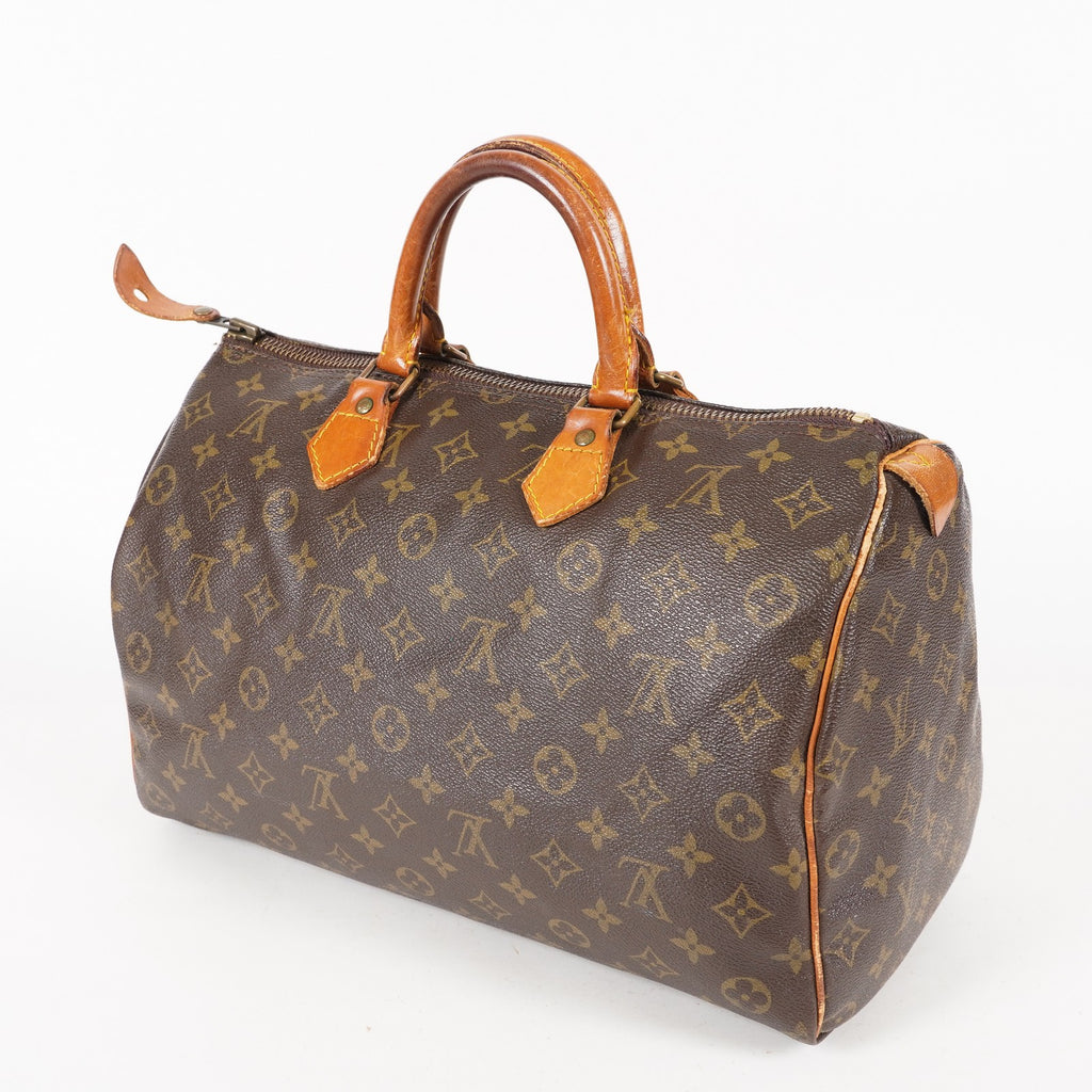 Authentic Louis Vuitton Monogram Speedy 35 Handbag vintage M41524 06E205720010