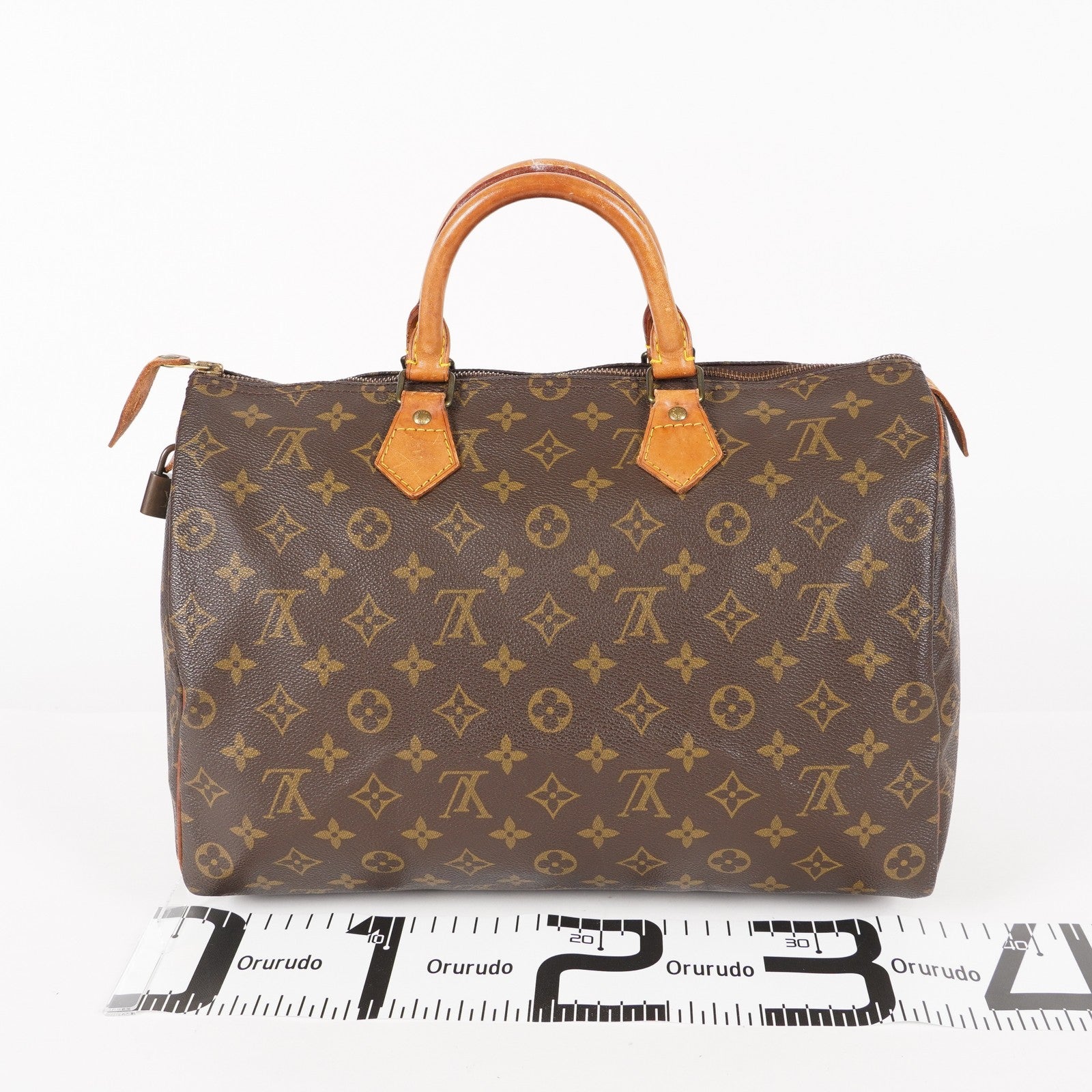 Authentic Louis Vuitton Monogram Speedy 35 Handbag vintage M41524 06E396490010