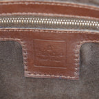 FENDI Zucca Mamma Baguette Shoulder Bag Canvas Leather Brown 02E0214410018