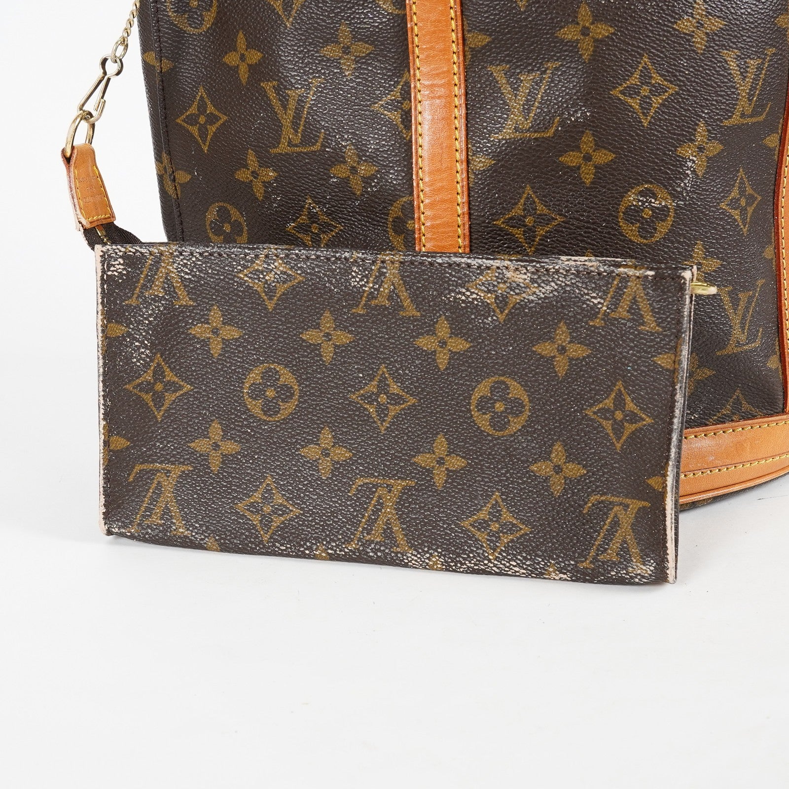 Louis Vuitton Vintage Bucket GM Monogram Brown Shoulder Bag M42236 07E182860017