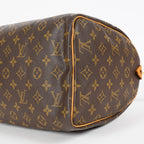 Louis Vuitton Speedy 30 Monogram Canvas Handbag Brown Used M41526 07A188980424