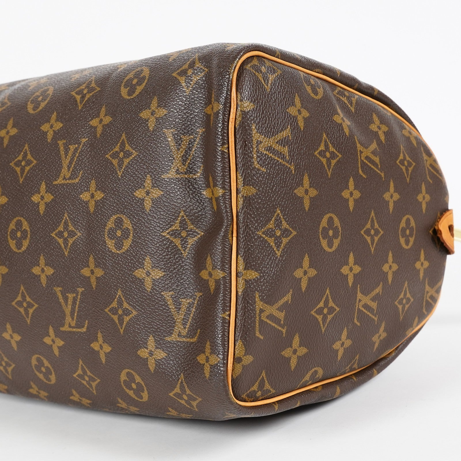 Louis Vuitton Speedy 30 Monogram Canvas Handbag Brown Used M41526 07A188980424