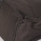 Hermes Herline MM Tote Bag Gray Canvas H Logo Used 07E20825001