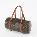 Louis Vuitton Papillon 26 Monogram Canvas Barrel Bag Brown M51385 07A202688424