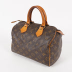 Authentic Louis Vuitton Monogram Speedy 25 Handbag vintage M41528 05E116270016