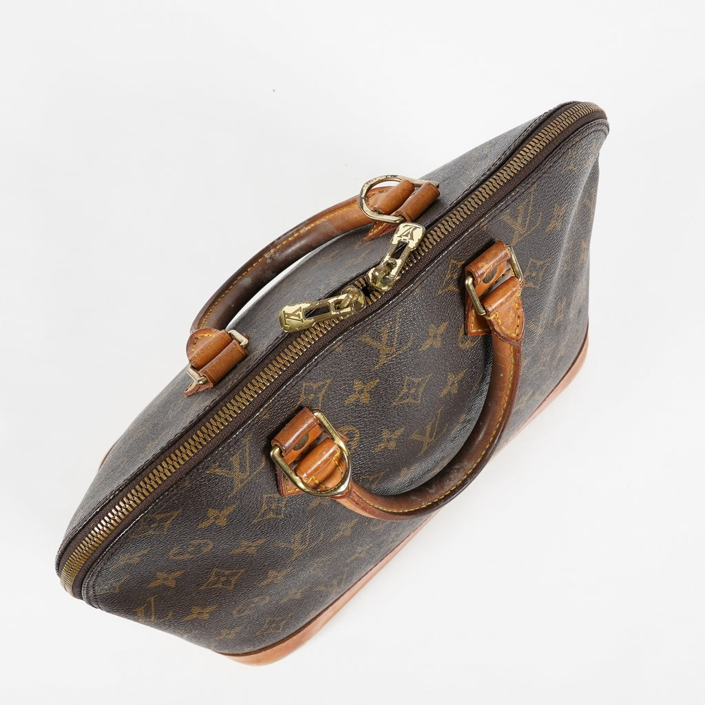 Louis Vuitton Alma PM M51130 Monogram Canvas Brown Handbag Vintage 08A333088803
