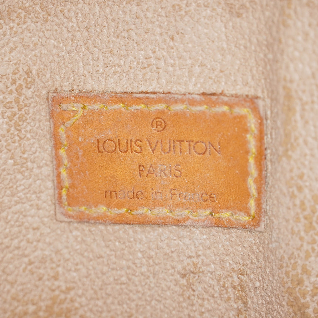 Louis Vuitton Sac Plat Monogram Canvas Hand Tote Bag Brown M51140 08E412310010