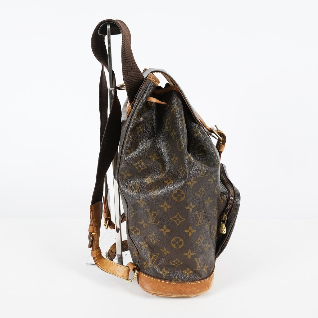 Louis Vuitton Montsouris GM Backpack Monogram Canvas Vintage M51135 08E134510008