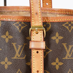 Louis Vuitton Bucket GM M42236 Monogram Canvas Brown Tote Bag Used 08E192750010