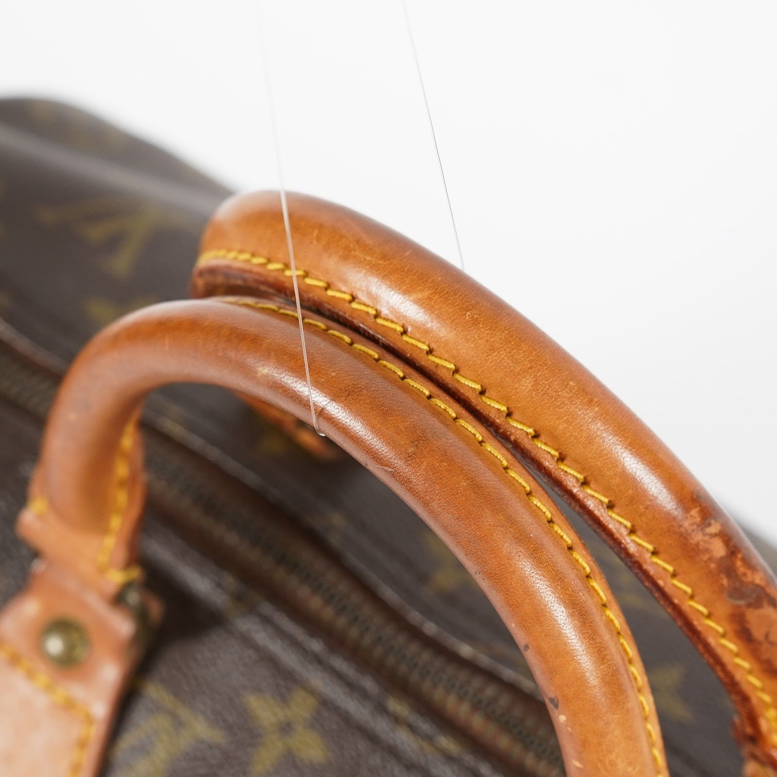 Louis Vuitton Speedy 35 Monogram Brown Canvas Hand Bag Used M41524 07E214620027
