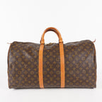 Authentic Louis Vuitton Monogram Keepall 55 Travel Bag M41424 03A155605606
