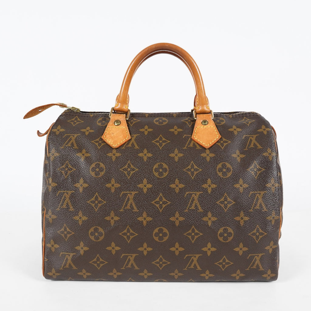Louis Vuitton Speedy 30 Monogram Canvas Brown Hand Bag Used M41526 07A037035614