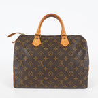 Louis Vuitton Speedy 30 Monogram Canvas Brown Hand Bag Used M41526 07A037035614