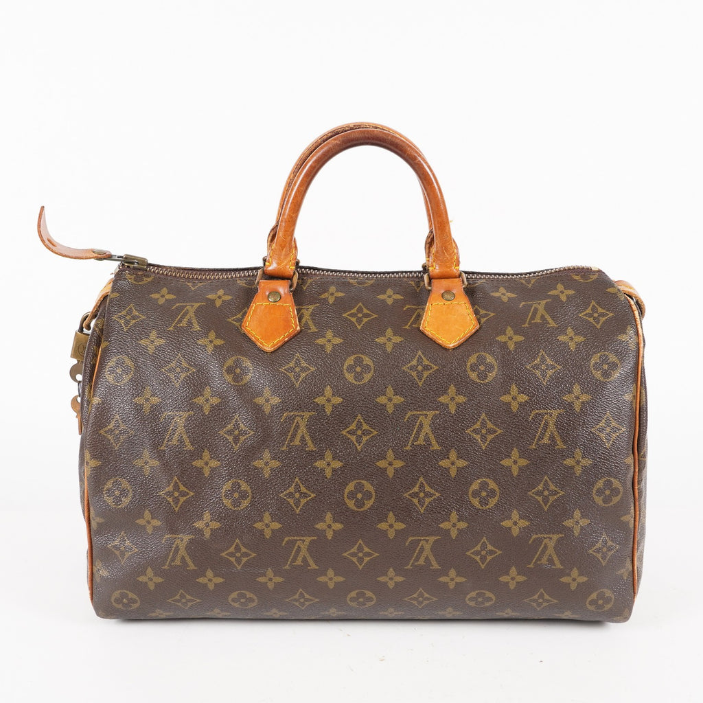 Authentic Louis Vuitton Monogram Speedy 35 Handbag vintage M41524 06E205720010