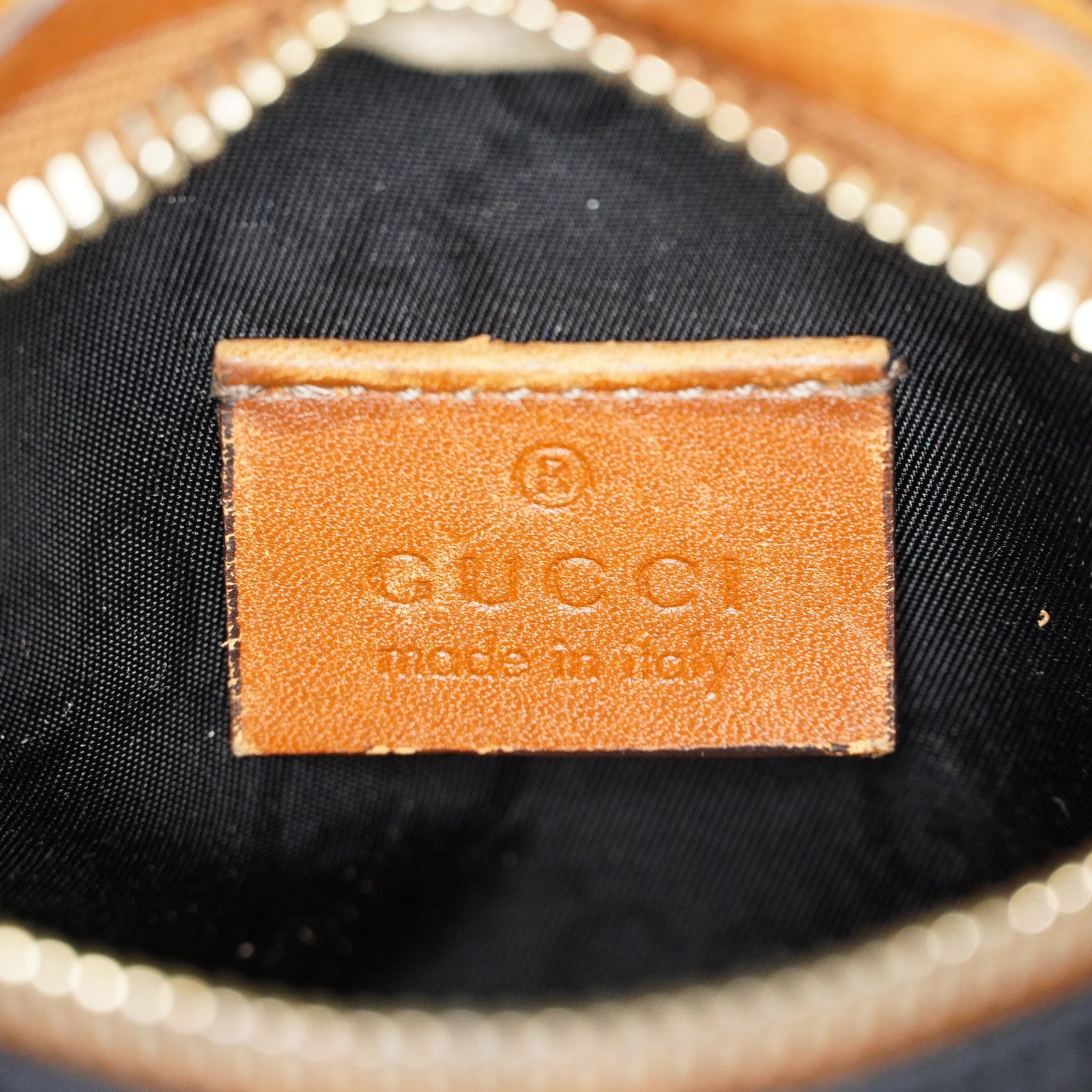 Gucci GG Canvas Sherry Line Belt Bag Waist Pouch 28cm Black Used 08E252200007