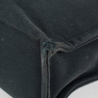 Hermes Fourre-Tout MM Black Canvas Used Tote Shoulder Bag 09M42736508