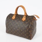 Louis Vuitton Speedy 30 Monogram Canvas Brown Hand Bag Used M41526 07A037035614