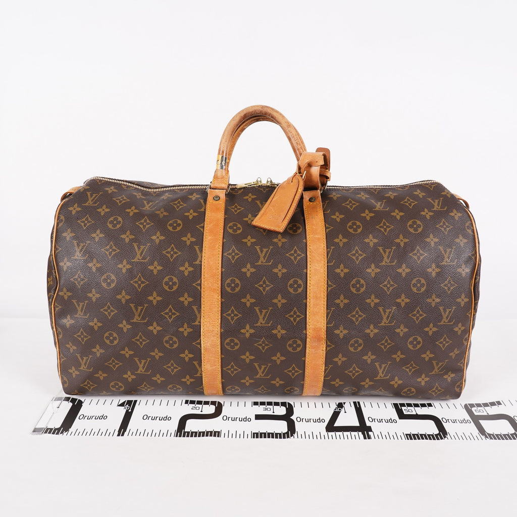 LOUIS VUITTON Monogram Keepall 60 Boston Bag LV Auth M41422 06E153630029