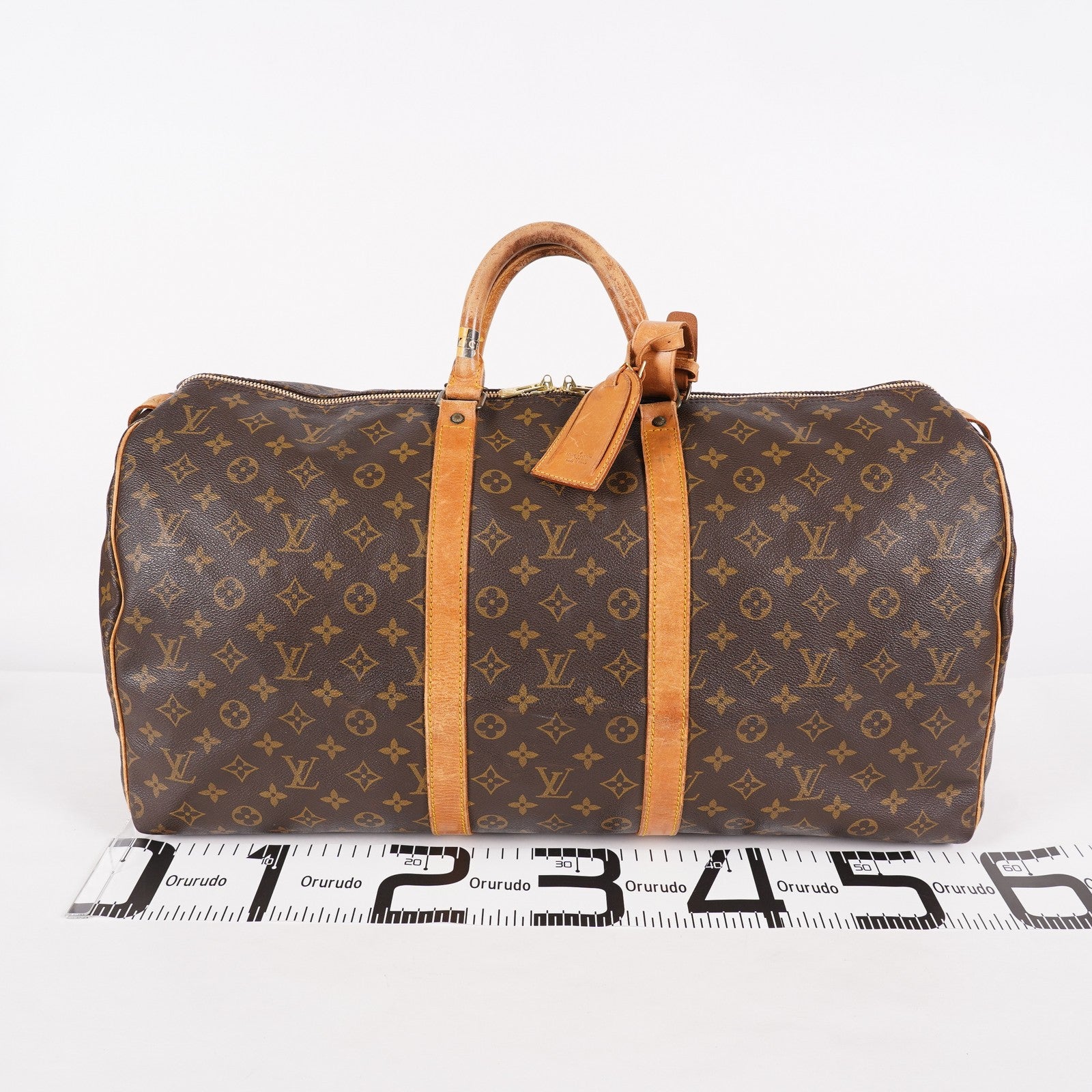 LOUIS VUITTON Monogram Keepall 60 Boston Bag LV Auth M41422 06E153630029