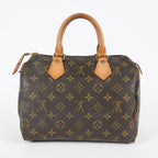 Louis Vuitton Speedy 25 Monogram Canvas Brown Handbag M41528 Used 07A047493208