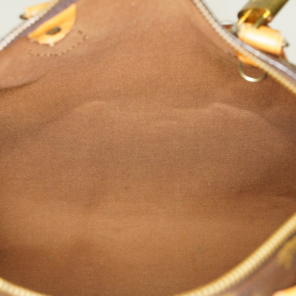 Louis Vuitton Monogram Speedy 30 Boston Handbag Brown Canvas M41526 07E067040029