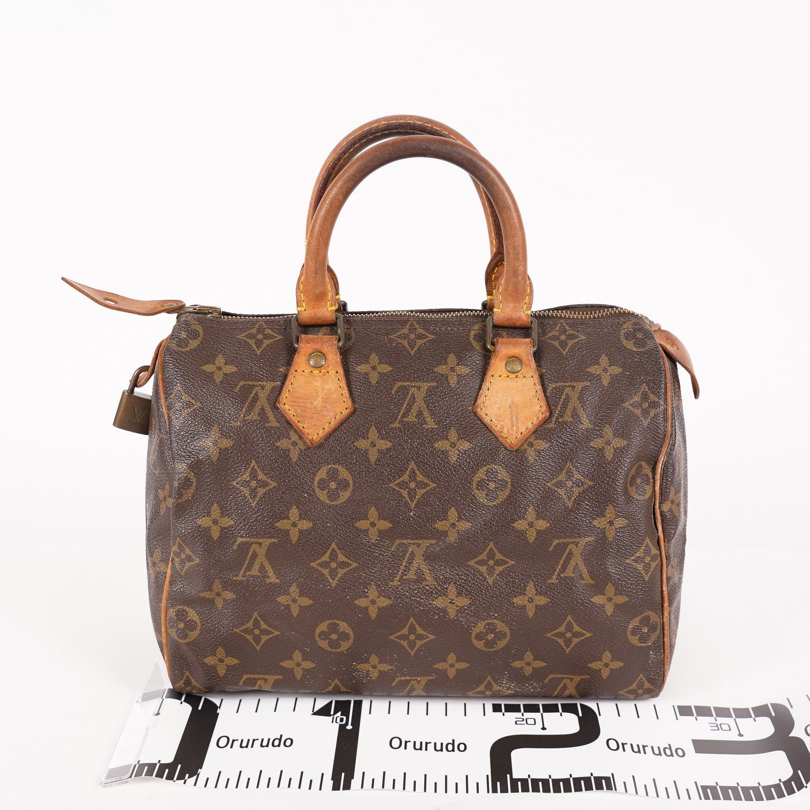 Authentic Louis Vuitton Monogram Speedy 25 Handbag vintage M41528 06E055060021