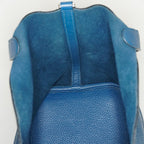 Hermes Picotin Lock MM Taurillon Clemence Leather Bag Blue Used 07E2822660025