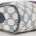 GUCCI Sherry Line GG Supreme Shoulder Bag Navy Crossbody Vintage 08E242640010