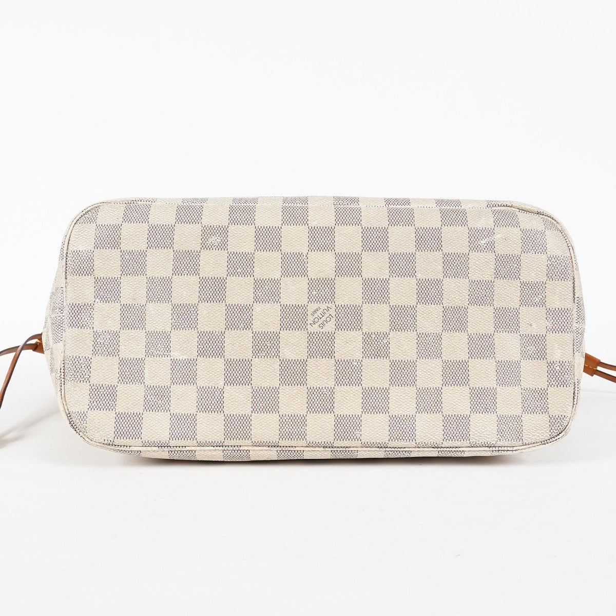 LOUIS VUITTON Neverfull MM Damier Azur Canvas Tote Bag Used N51107 08E164510012