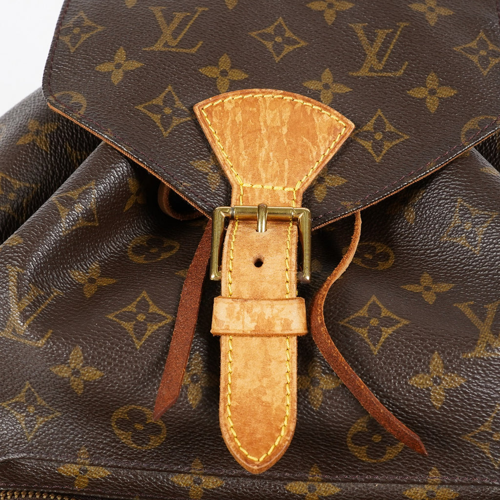 Louis Vuitton Montsouris GM M51135 Monogram Brown Backpack Vintage 08A374747603