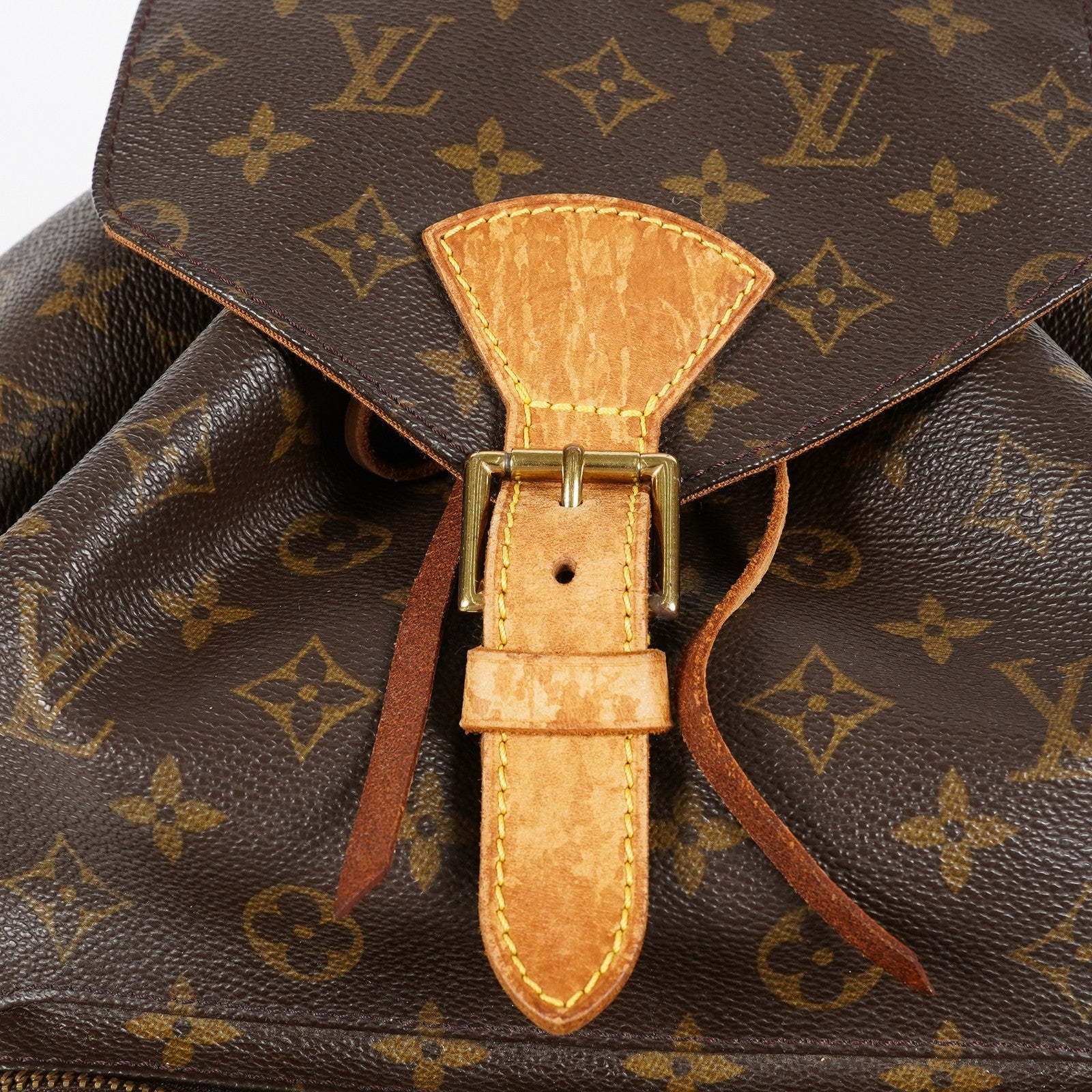 Louis Vuitton Montsouris GM M51135 Monogram Brown Backpack Vintage 08A374747603