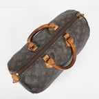 Louis Vuitton Speedy 35 Monogram Canvas Brown Handbag M41524 Used 08A154118403