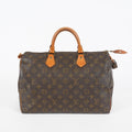 Louis Vuitton Speedy 35 M41524 Monogram Canvas Brown Used Hand Bag 07A235148031
