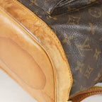 Louis Vuitton Montsouris GM M51135 Monogram Canvas Brown Backpack 09M024532016