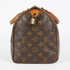 Louis Vuitton Monogram Speedy 30 Handbag Boston Bag M41526 Brown 07E045170010