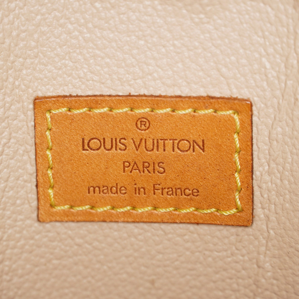 Louis Vuitton Sac Plat M51140 Monogram Brown Tote Bag Used Vintage 07E052310019
